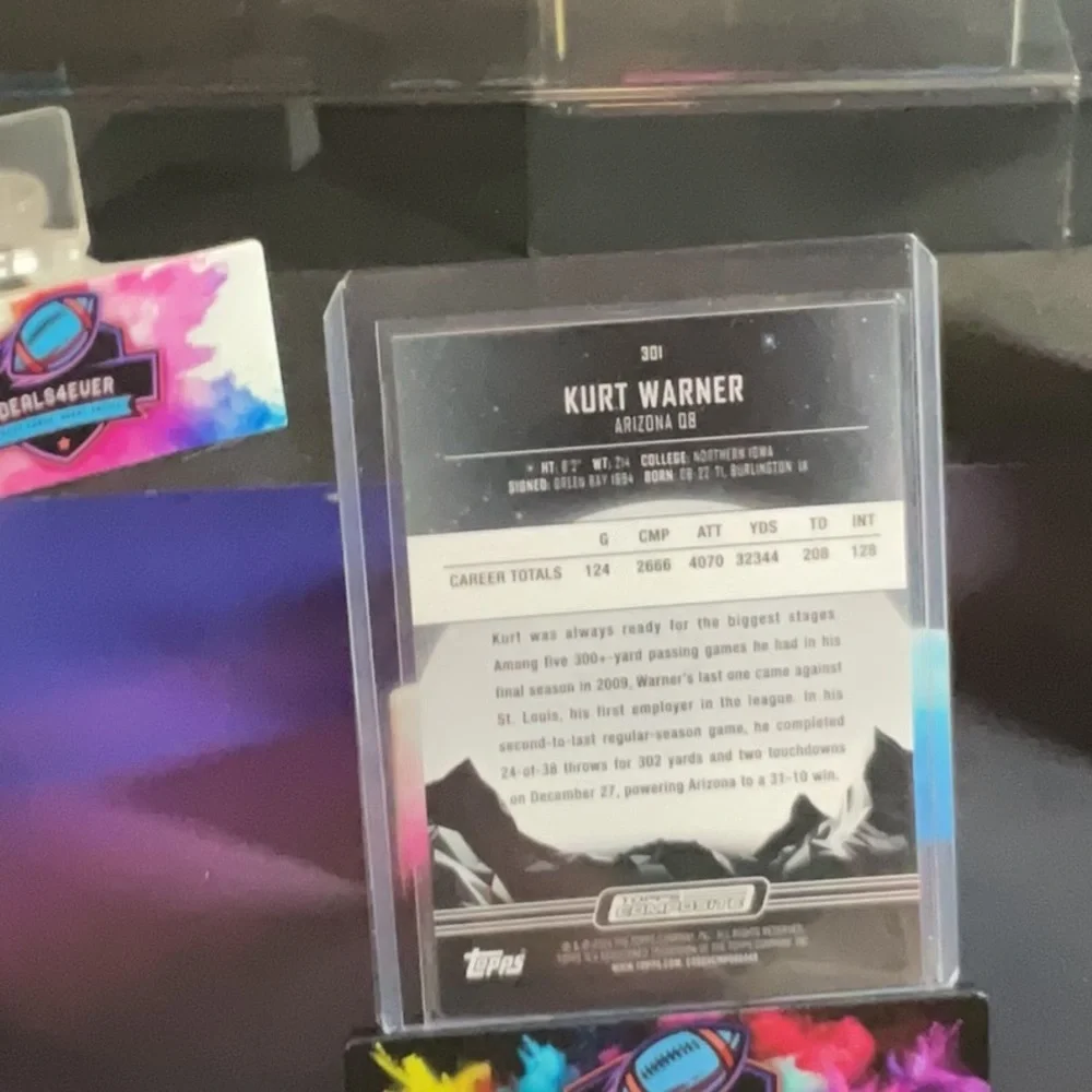 Topps Midnight Kurt Warner Holo